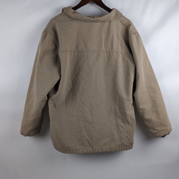 Vintage 90s Men's Beige/Tan Jacket Carpenter Shaver Lake Outfitters, Size Small - Picture 2 of 9
